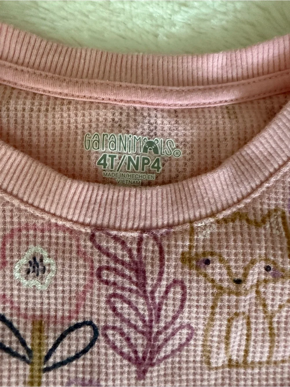 Garanimals Pink Fox & Floral Set